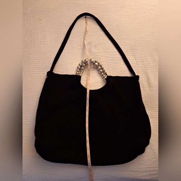 Zara black suede hobo bag limited edition - Picture 5 of 9